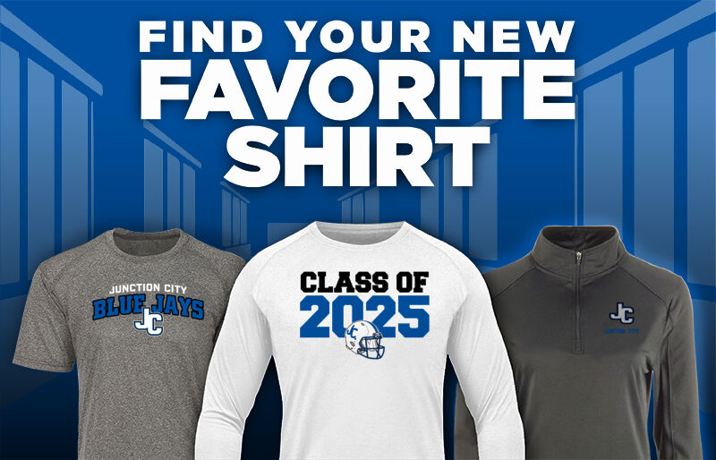 Junction City Blue Jays Find Your Favorite Shirt - Dual Banner