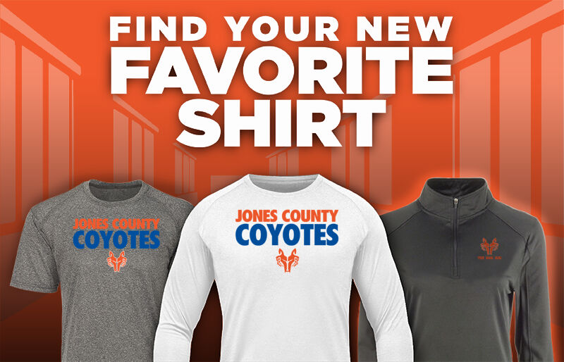 JONES COUNTY HIGH SCHOOL COYOTES Find Your Favorite Shirt - Dual Banner