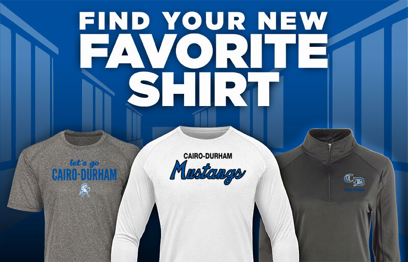 Cairo-Durham Mustangs Find Your Favorite Shirt - Dual Banner