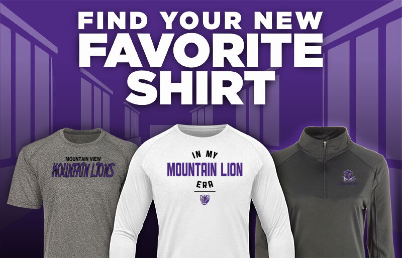 Mountain View MOUNTAIN LIONS  Find Your Favorite Shirt - Dual Banner