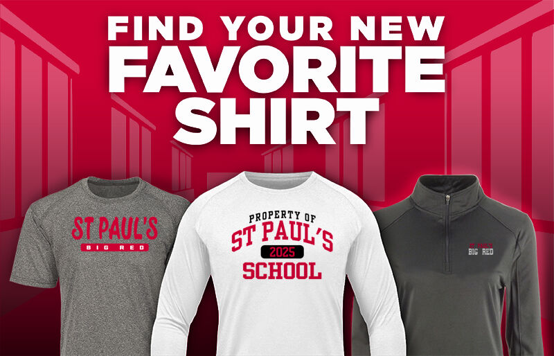 ST PAULS SCHOOL BIG RED Find Your Favorite Shirt - Dual Banner