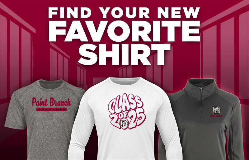 Paint Branch Panthers Find Your Favorite Shirt - Dual Banner