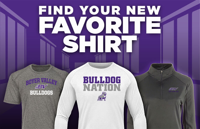 BOYER VALLEY HIGH SCHOOL BULLDOGS Find Your Favorite Shirt - Dual Banner
