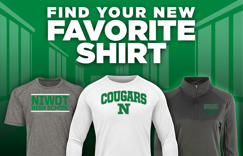 NIWOT HIGH SCHOOL COUGARS Find Your Favorite Shirt - Dual Banner