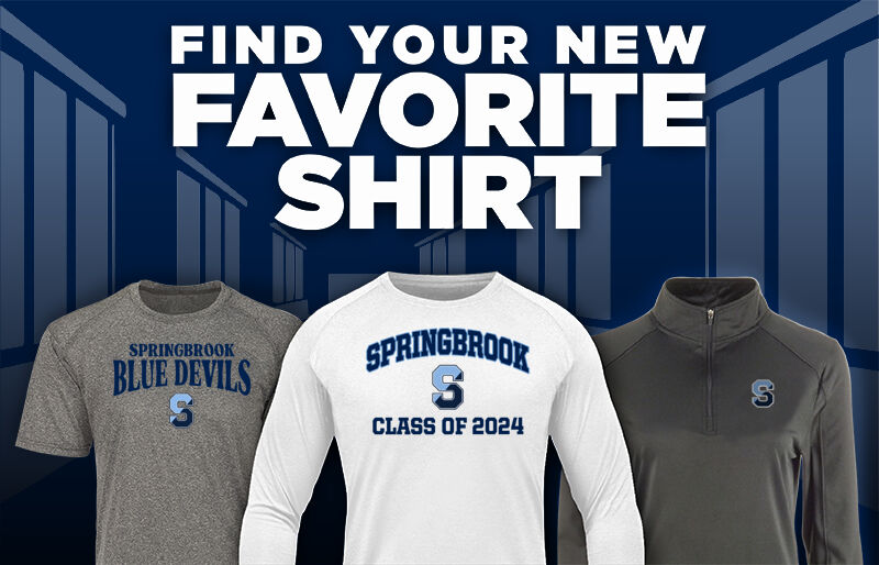 Springbrook Blue Devils Find Your Favorite Shirt - Dual Banner
