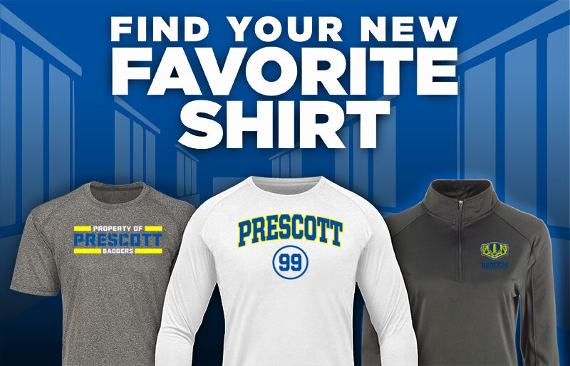 Prescott Badgers Find Your Favorite Shirt - Dual Banner