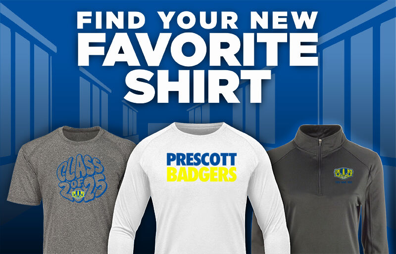 Prescott Badgers Find Your Favorite Shirt - Dual Banner