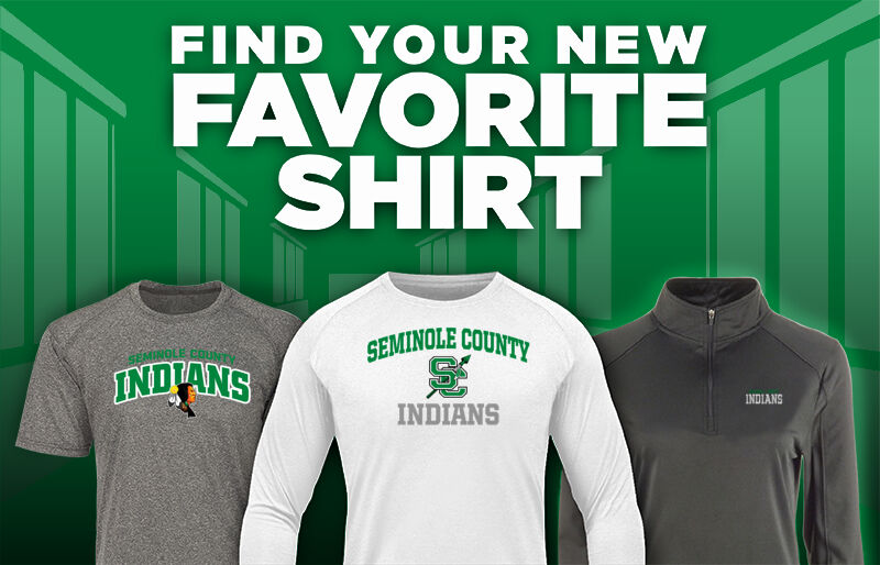 SEMINOLE COUNTY HIGH SCHOOL INDIANS Find Your Favorite Shirt - Dual Banner