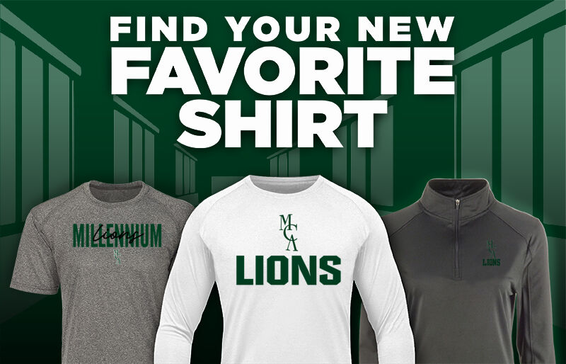 MILLENNIUM CHARTER ACADEMY Lions Find Your Favorite Shirt - Dual Banner