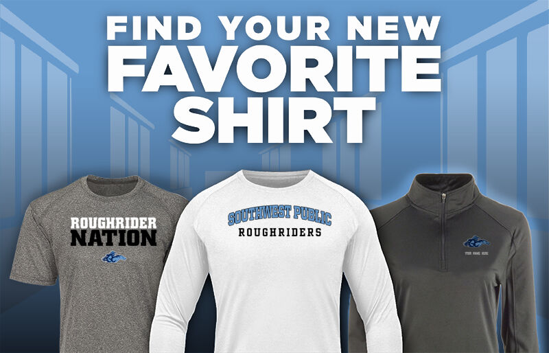 SOUTHWEST PUBLIC HIGH SCHOOL ROUGHRIDERS Find Your Favorite Shirt - Dual Banner