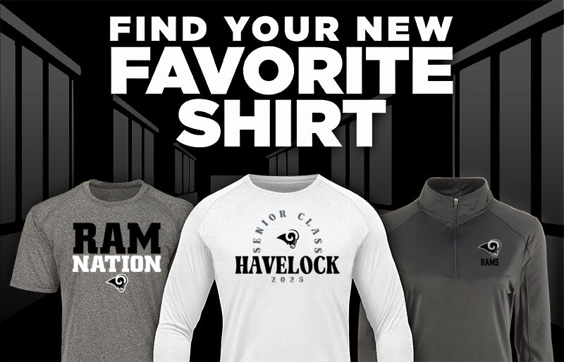 HAVELOCK HIGH SCHOOL RAMS Find Your Favorite Shirt - Dual Banner