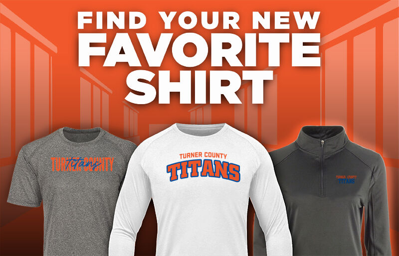 TURNER COUNTY HIGH SCHOOL Titans Find Your Favorite Shirt - Dual Banner