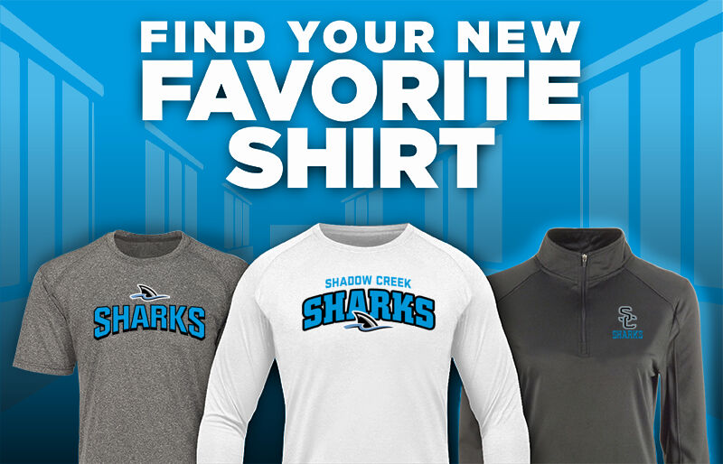 Shadow Creek Sharks Find Your Favorite Shirt - Dual Banner