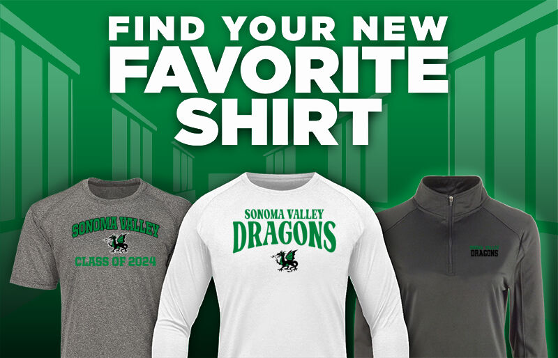 SONOMA VALLEY HIGH SCHOOL DRAGONS Find Your Favorite Shirt - Dual Banner