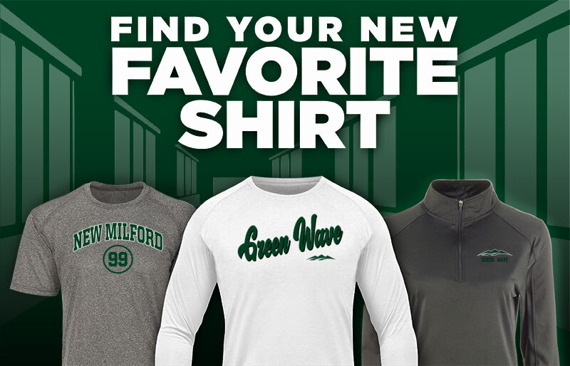 New Milford Green Wave Find Your Favorite Shirt - Dual Banner