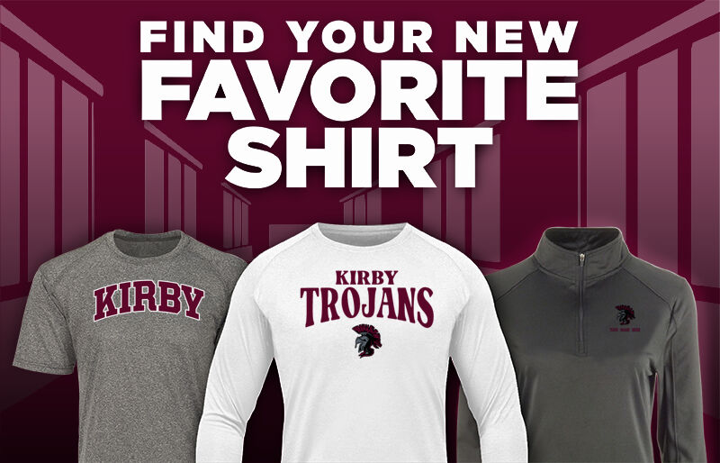 KIRBY HIGH SCHOOL TROJANS Find Your Favorite Shirt - Dual Banner