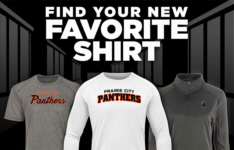 PRAIRIE CITY SCHOOL PANTHERS Find Your Favorite Shirt - Dual Banner