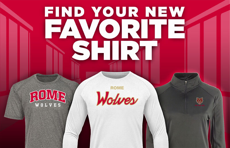 Rome High School Wolves Online Store Find Your Favorite Shirt - Dual Banner