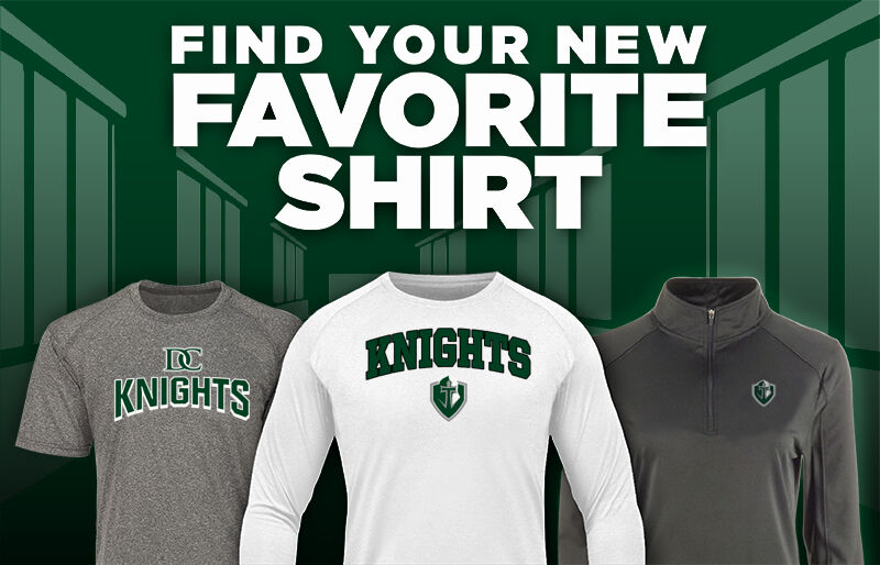 Delaware County Christian Knights Find Your Favorite Shirt - Dual Banner