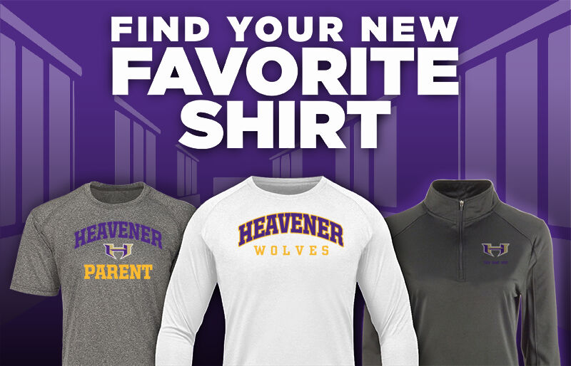 HEAVENER HIGH SCHOOL WOLVES Find Your Favorite Shirt - Dual Banner