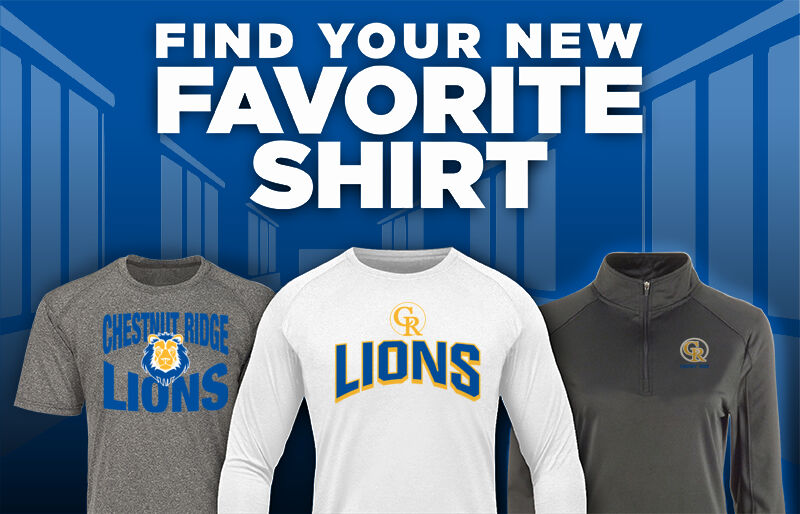 CHESTNUT RIDGE HIGH SCHOOL LIONS Find Your Favorite Shirt - Dual Banner