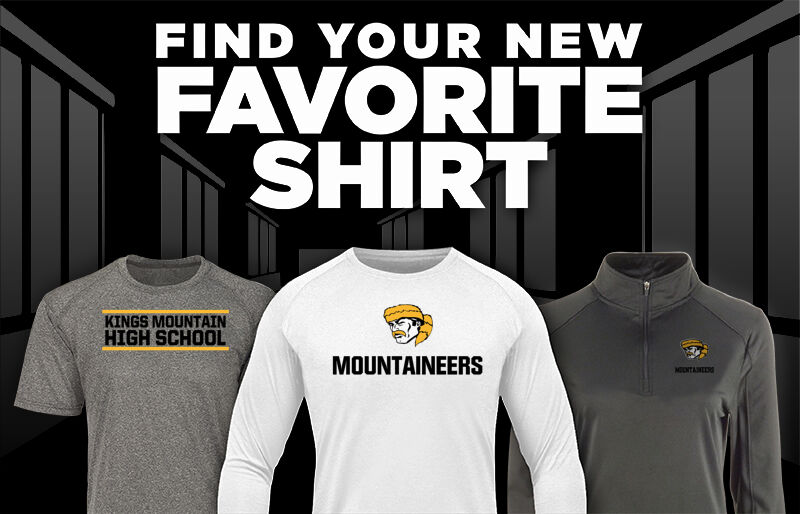 KINGS MOUNTAIN HIGH SCHOOL MOUNTAINEERS Find Your Favorite Shirt - Dual Banner