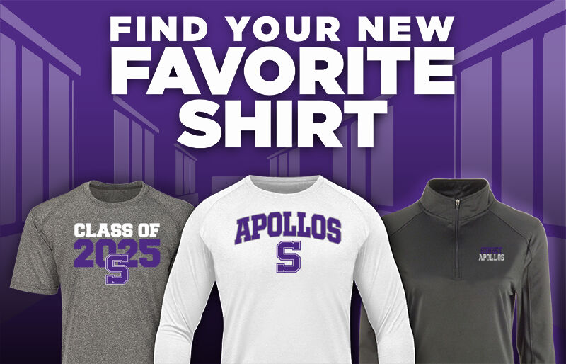 SUNSET HIGH SCHOOL APOLLOS Find Your Favorite Shirt - Dual Banner