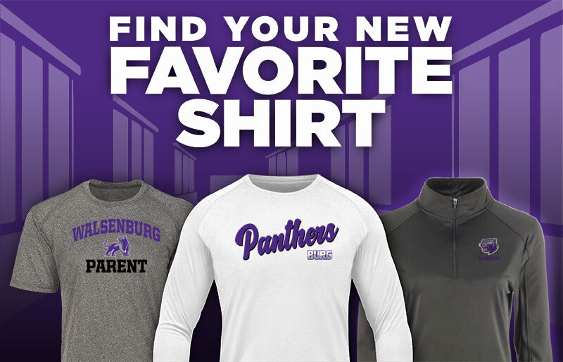 Walsenburg JR SR High School  PANTHERS Find Your Favorite Shirt - Dual Banner