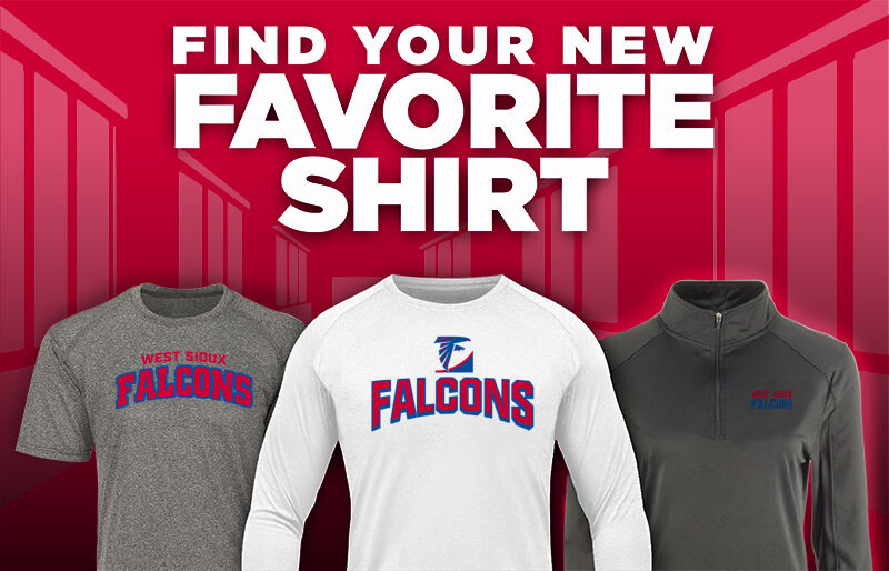 WEST SIOUX COMMUNITY HIGH SCHOOL FALCONS Find Your Favorite Shirt - Dual Banner