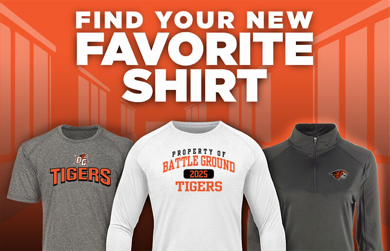 Battle Ground Tigers Find Your Favorite Shirt - Dual Banner