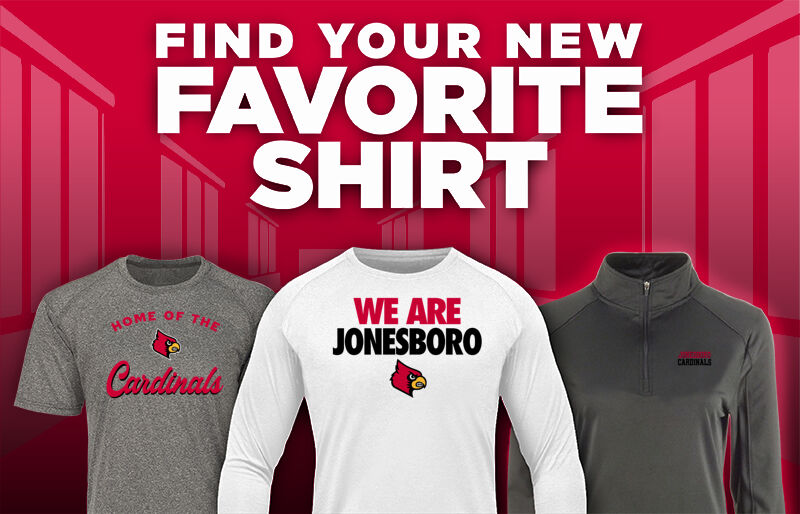 JONESBORO HIGH SCHOOL CARDINALS Find Your Favorite Shirt - Dual Banner