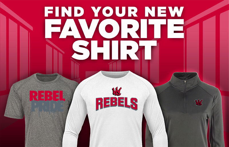 WEST LINCOLN HIGH SCHOOL REBELS Find Your Favorite Shirt - Dual Banner