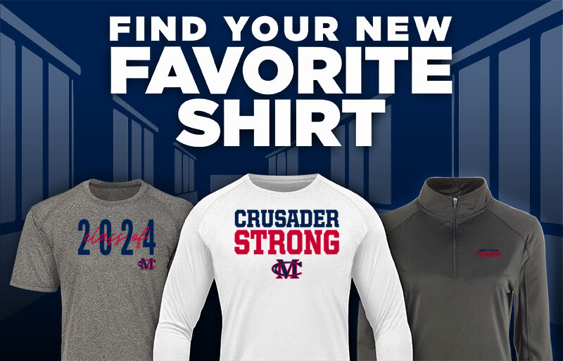 MODESTO CHRISTIAN HIGH SCHOOL CRUSADERS Find Your Favorite Shirt - Dual Banner