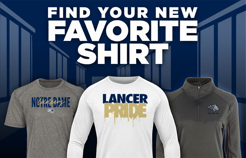 Notre Dame Lancers Find Your Favorite Shirt - Dual Banner