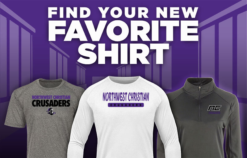 NORTHWEST CHRISTIAN HIGH SCHOOL CRUSADERS Find Your Favorite Shirt - Dual Banner