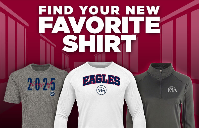 Montgomery Academy Eagles Find Your Favorite Shirt - Dual Banner