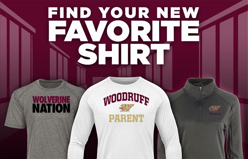 WOODRUFF HIGH SCHOOL WOLVERINES Find Your Favorite Shirt - Dual Banner