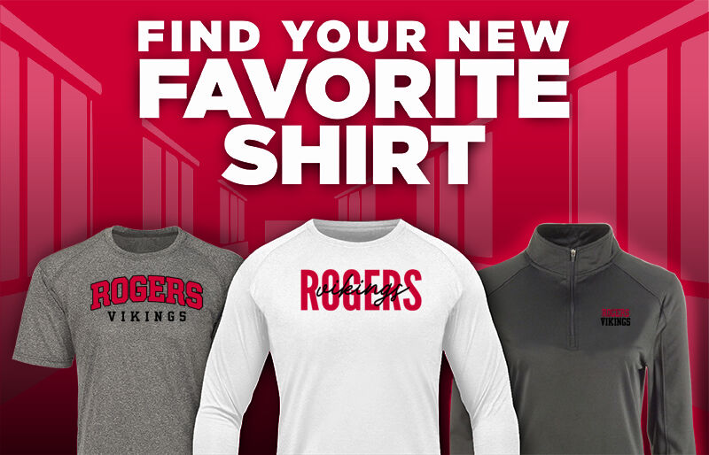 ROGERS HIGH SCHOOL VIKINGS Find Your Favorite Shirt - Dual Banner