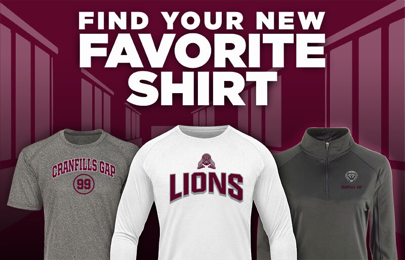 CRANFILLS GAP HIGH SCHOOL LIONS Find Your Favorite Shirt - Dual Banner