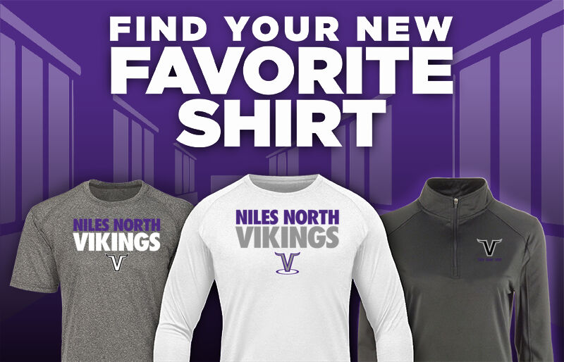 Niles North Vikings Find Your Favorite Shirt - Dual Banner