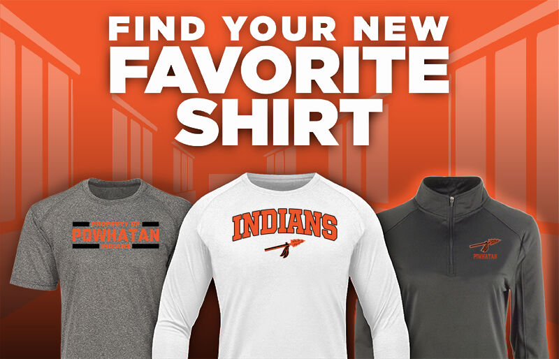 POWHATAN HIGH SCHOOL INDIANS Find Your Favorite Shirt - Dual Banner