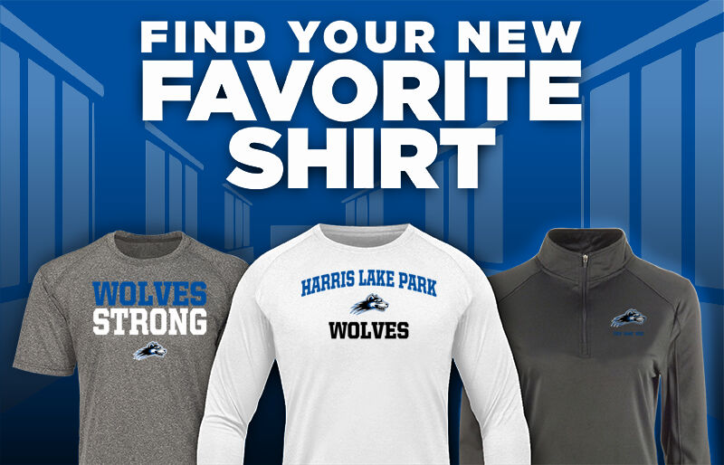 HARRIS LAKE PARK COMMUNITY H S WOLVES Find Your Favorite Shirt - Dual Banner
