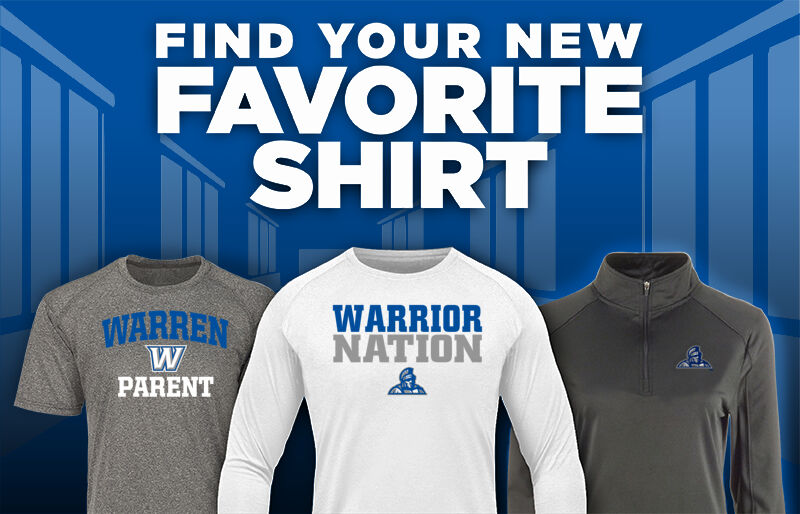 Warren Warriors Find Your Favorite Shirt - Dual Banner