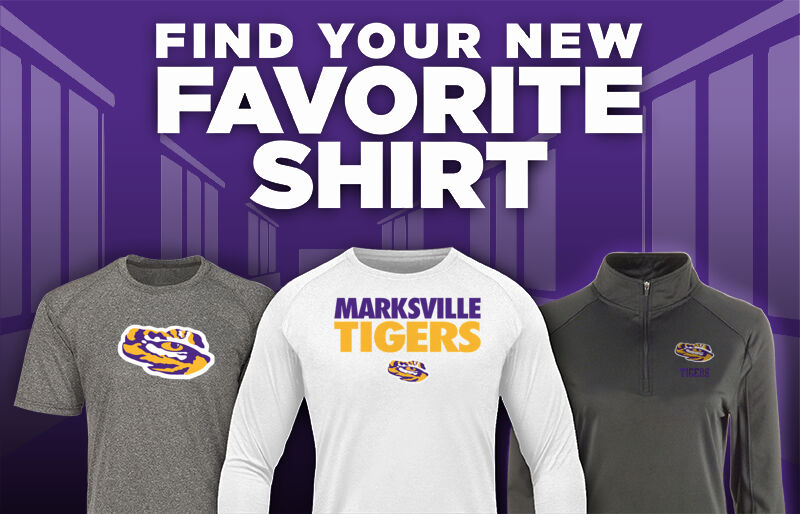 MARKSVILLE HIGH SCHOOL TIGERS Find Your Favorite Shirt - Dual Banner