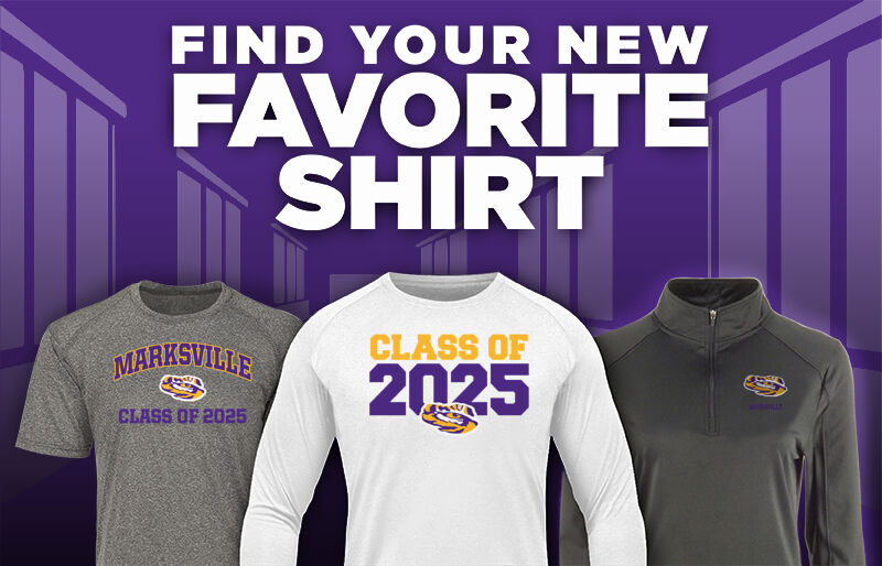 MARKSVILLE HIGH SCHOOL TIGERS Find Your Favorite Shirt - Dual Banner