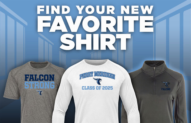 Perry Meridian Falcons Find Your Favorite Shirt - Dual Banner