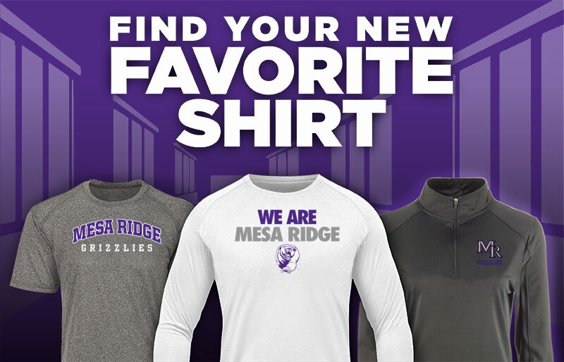 Mesa Ridge Grizzlies Find Your Favorite Shirt - Dual Banner