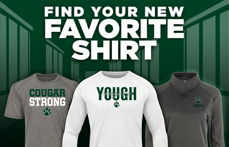 YOUGH HIGH SCHOOL COUGARS Find Your Favorite Shirt - Dual Banner