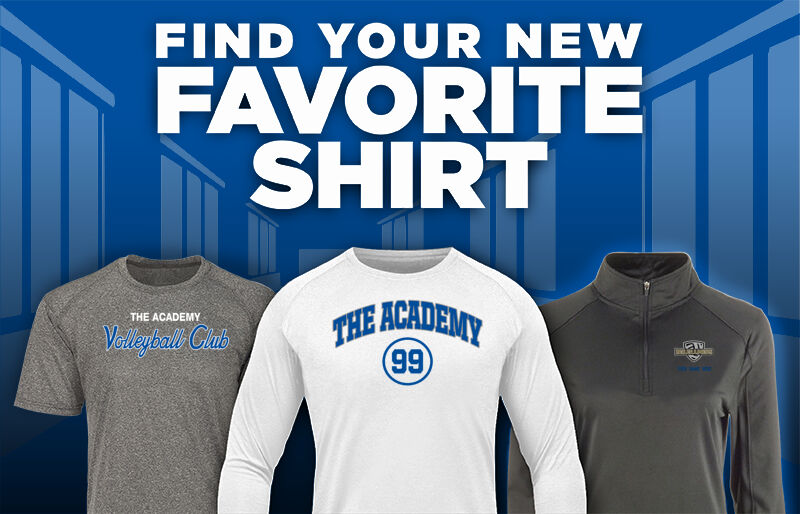 The Academy Volleyball Club Find Your Favorite Shirt - Dual Banner