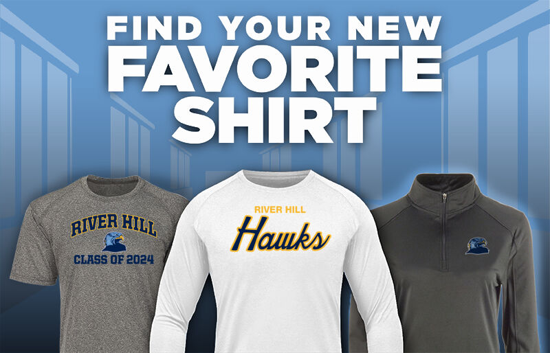 RIVER HILL HIGH SCHOOL HAWKS Find Your Favorite Shirt - Dual Banner